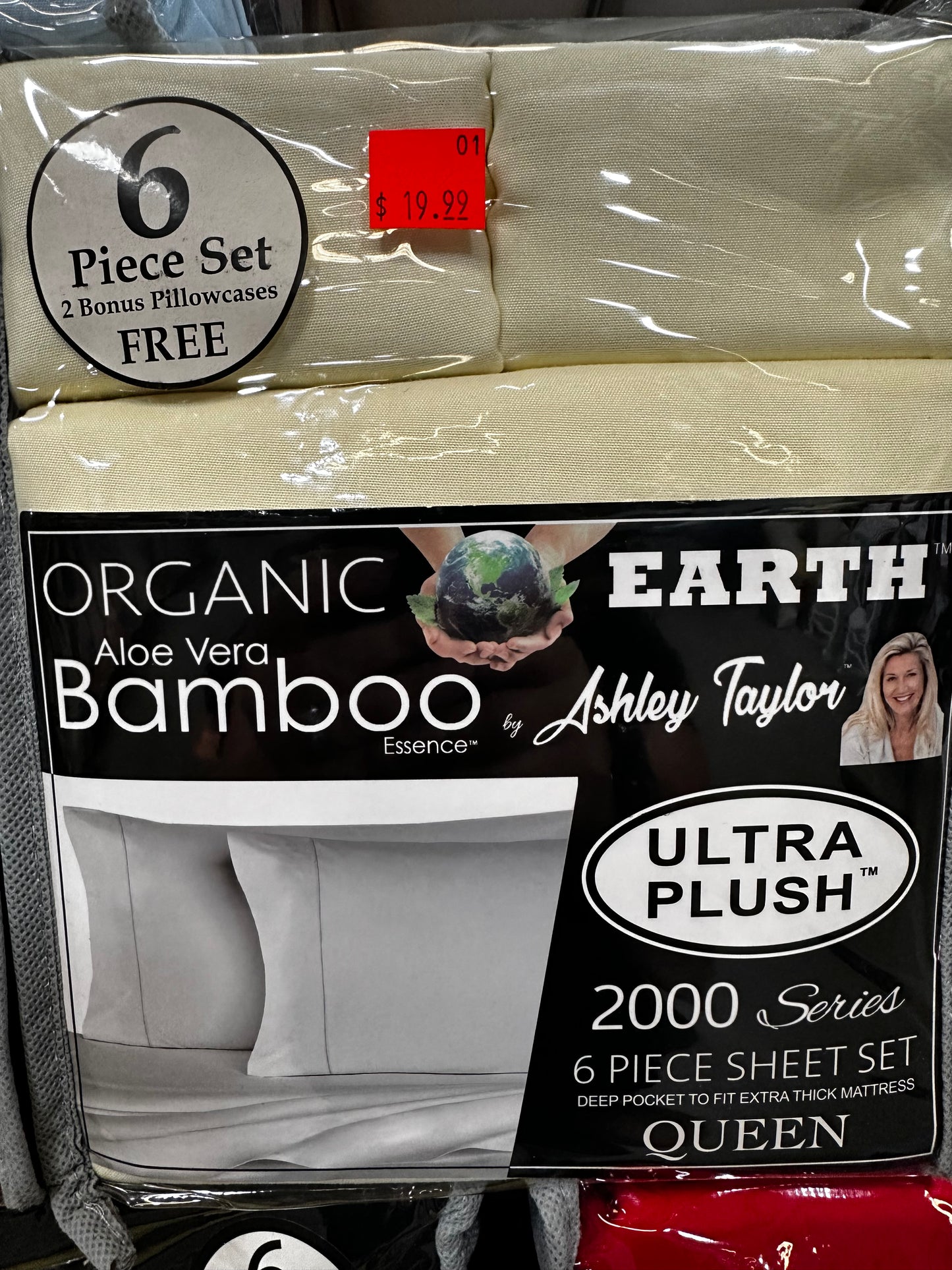 Ashley Taylor 2000 series Bamboo Ultra Plush Deep 6pc Sheet Set
