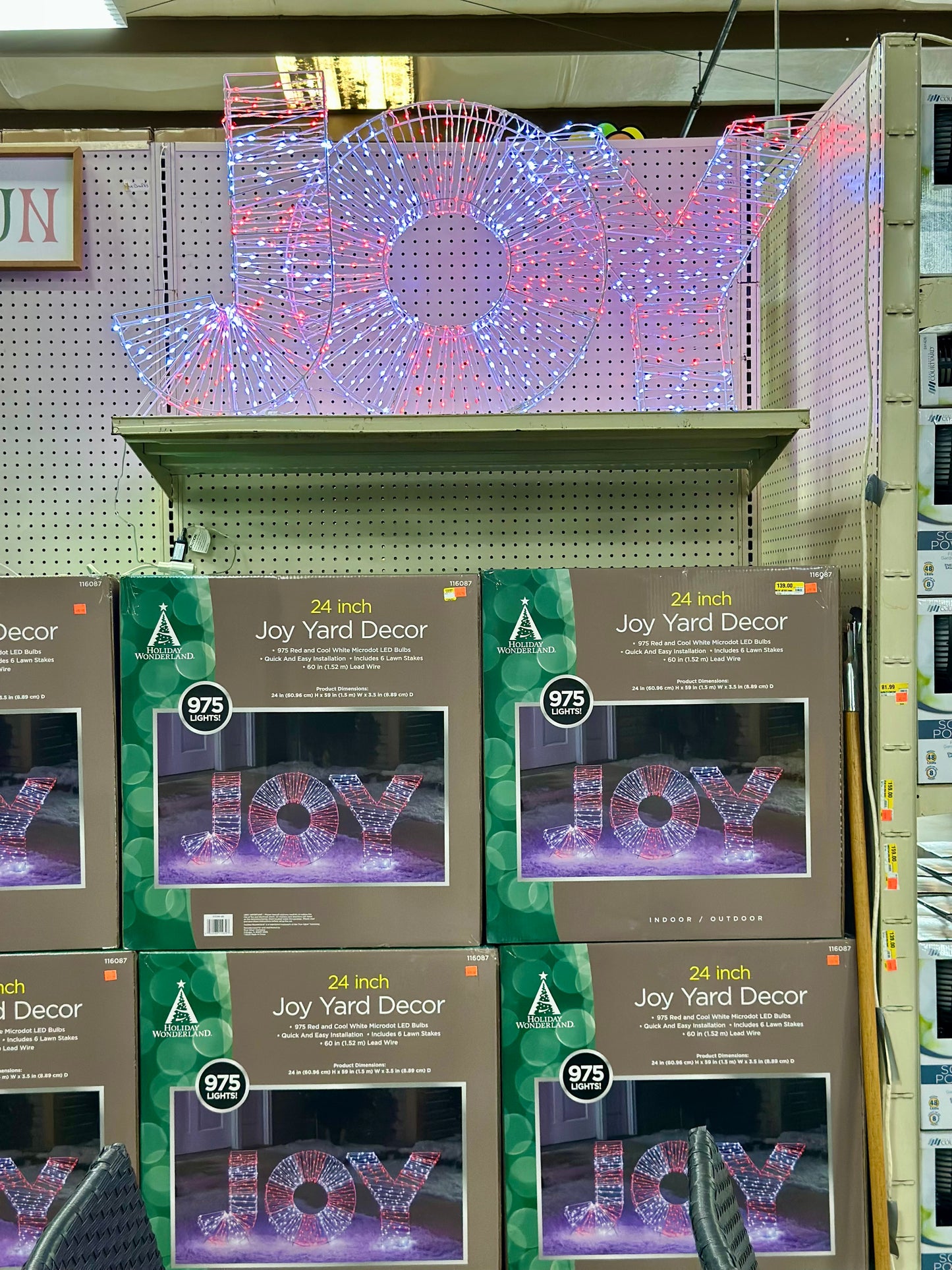24" JOY Yard Decor