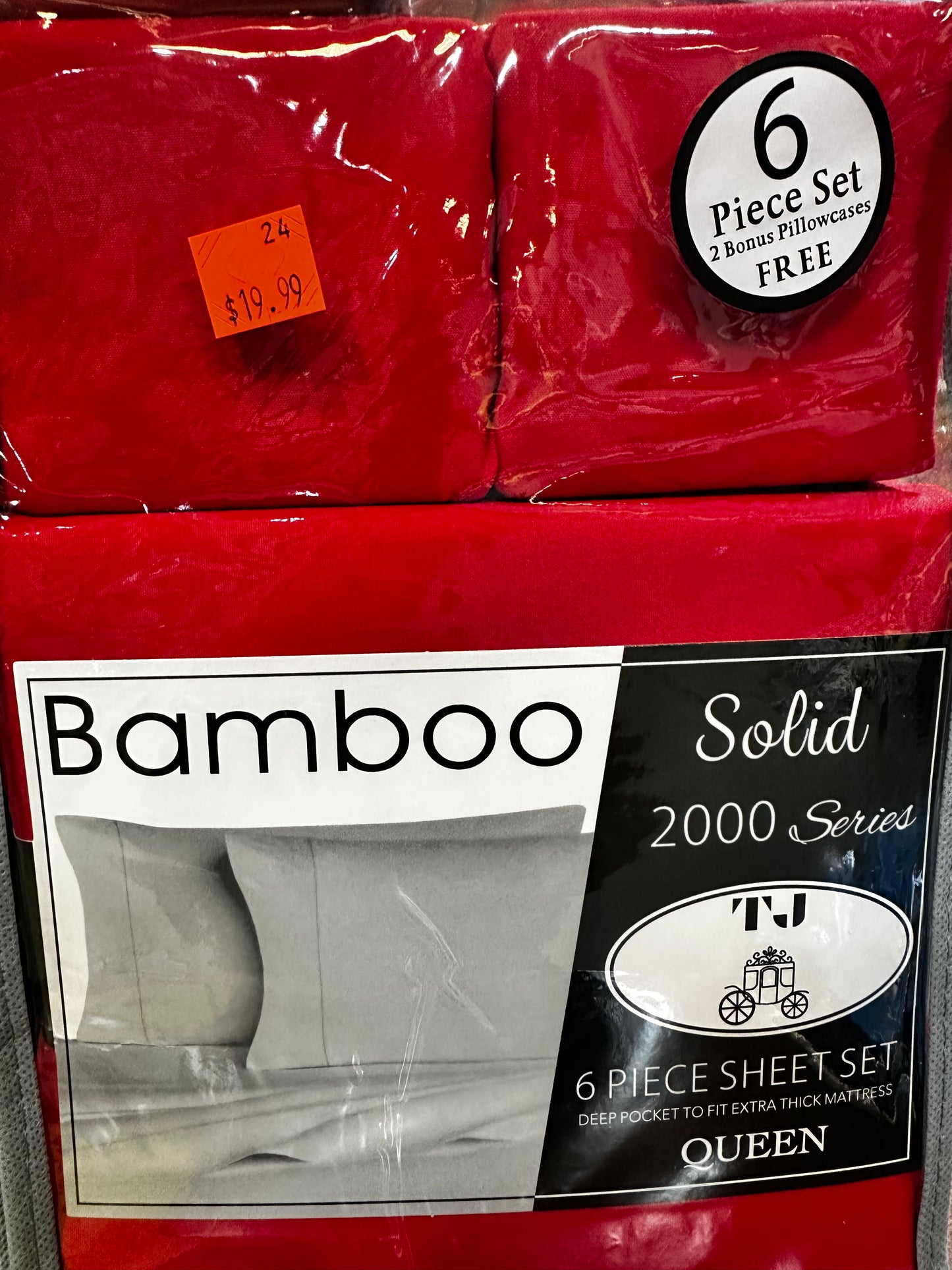 Ashley Taylor 2000 series Bamboo Ultra Plush Deep 6pc Sheet Set