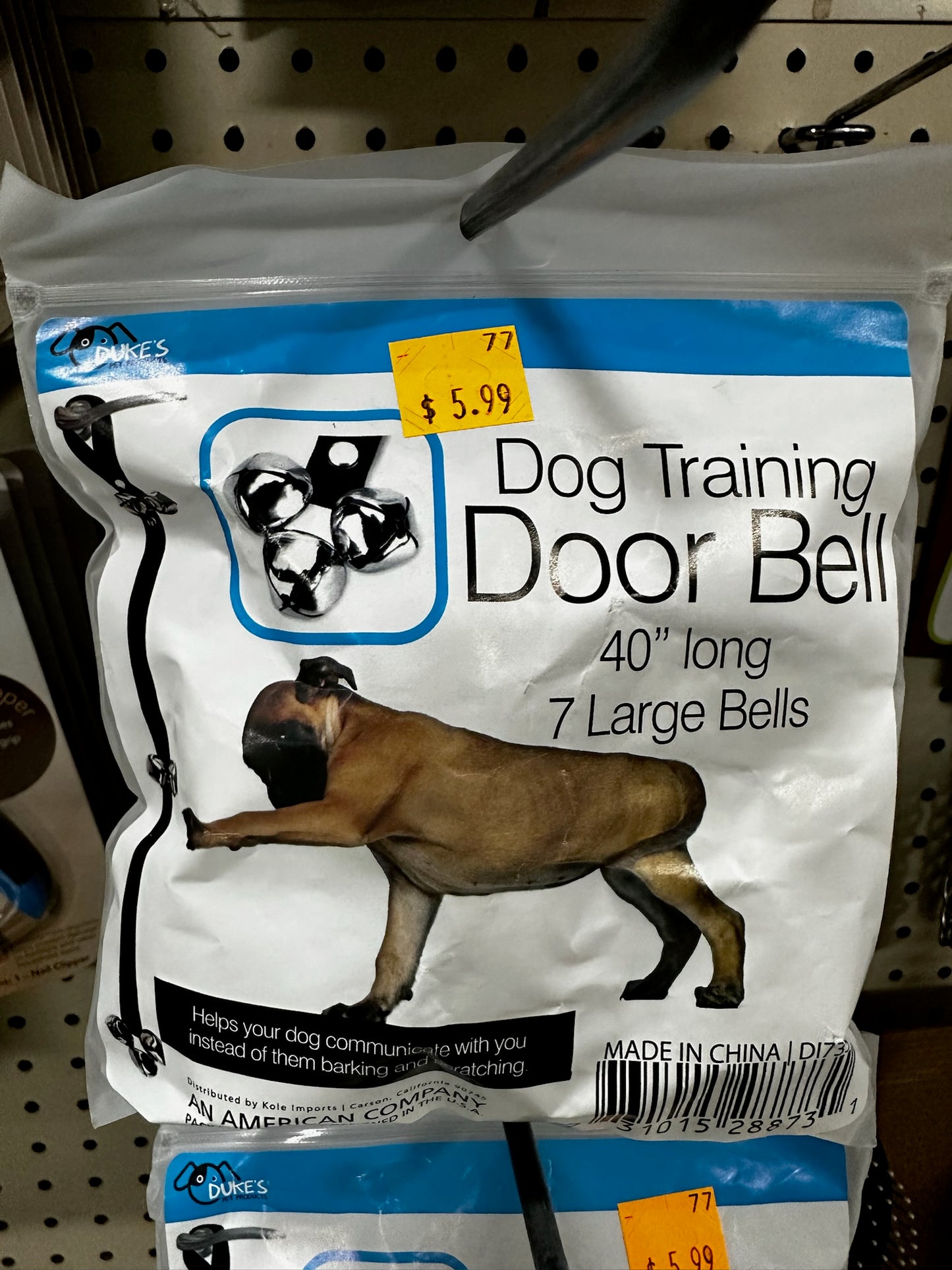 Duke’s Dog Training Door Bell