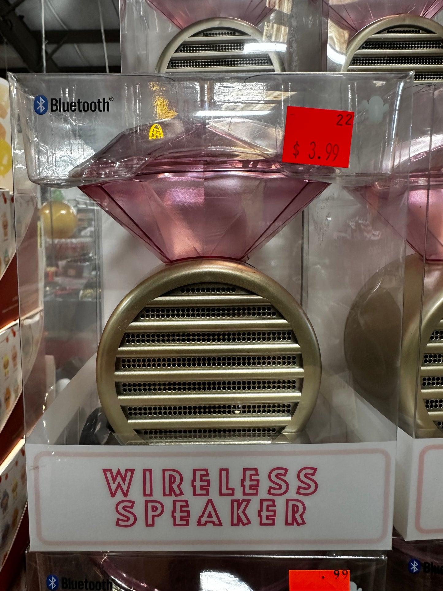 Bluetooth Wireless Speaker - Pink Diamond