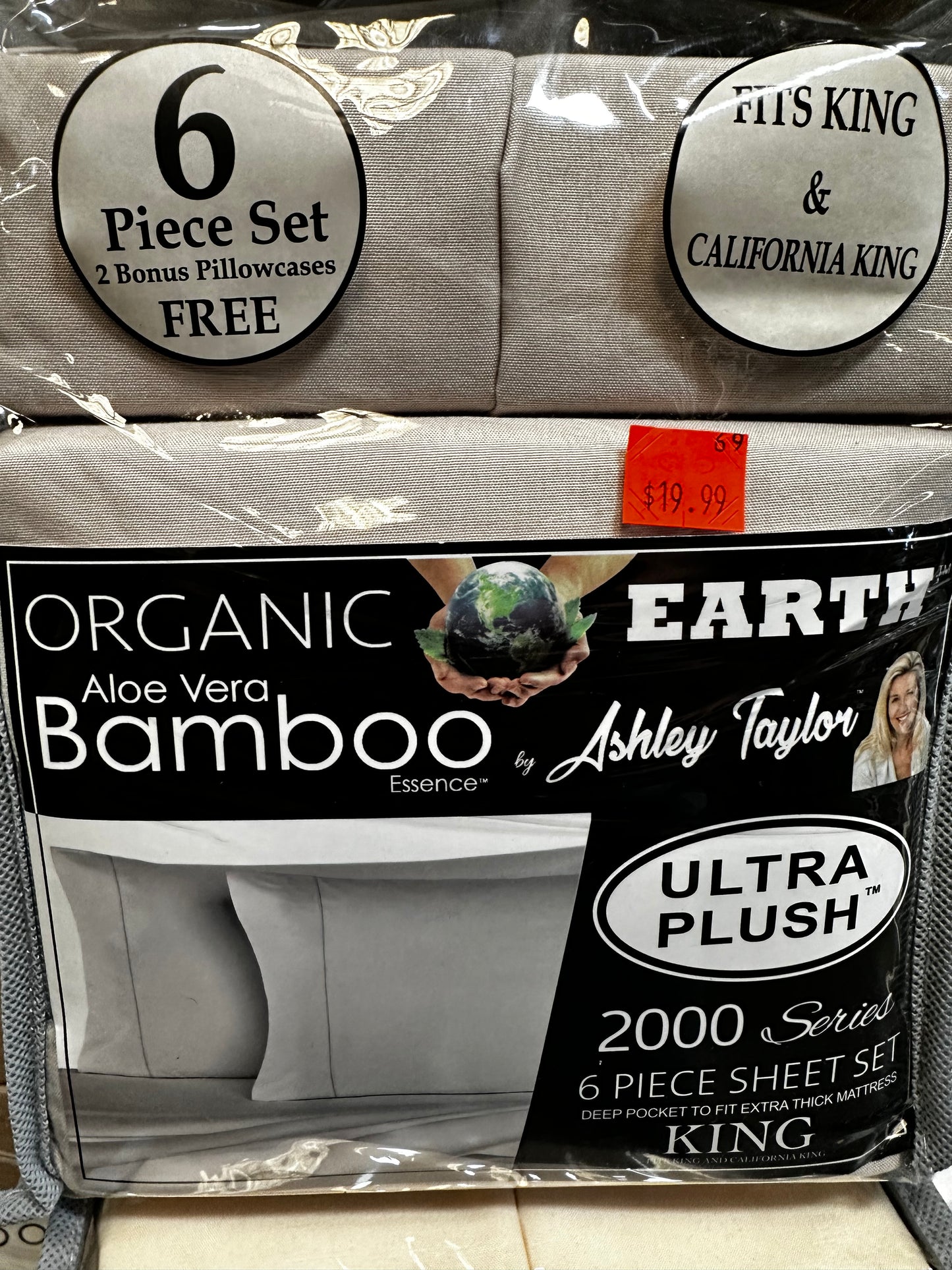Ashley Taylor 2000 series Bamboo Ultra Plush Deep 6pc Sheet Set