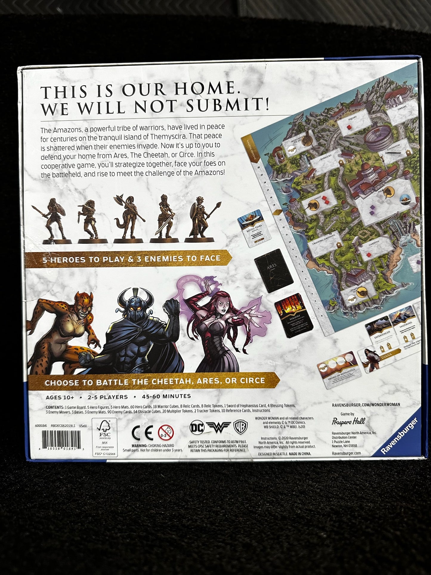 Wonder Woman – Challenge of the Amazons Board Game