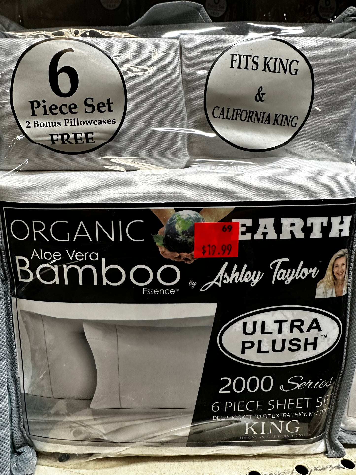 Ashley Taylor 2000 series Bamboo Ultra Plush Deep 6pc Sheet Set