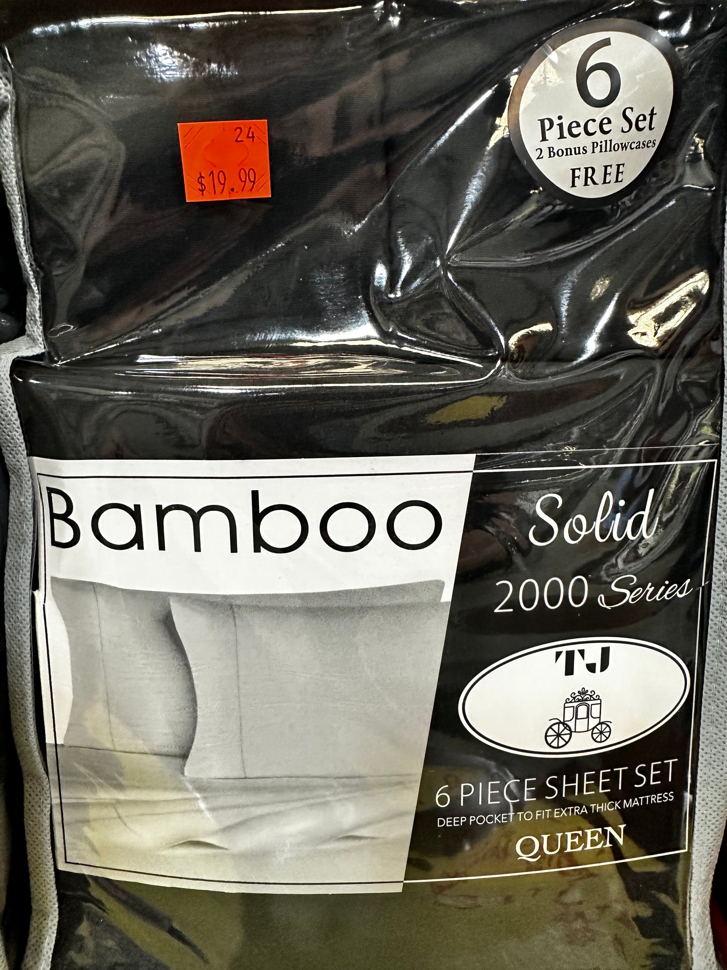 Ashley Taylor 2000 series Bamboo Ultra Plush Deep 6pc Sheet Set