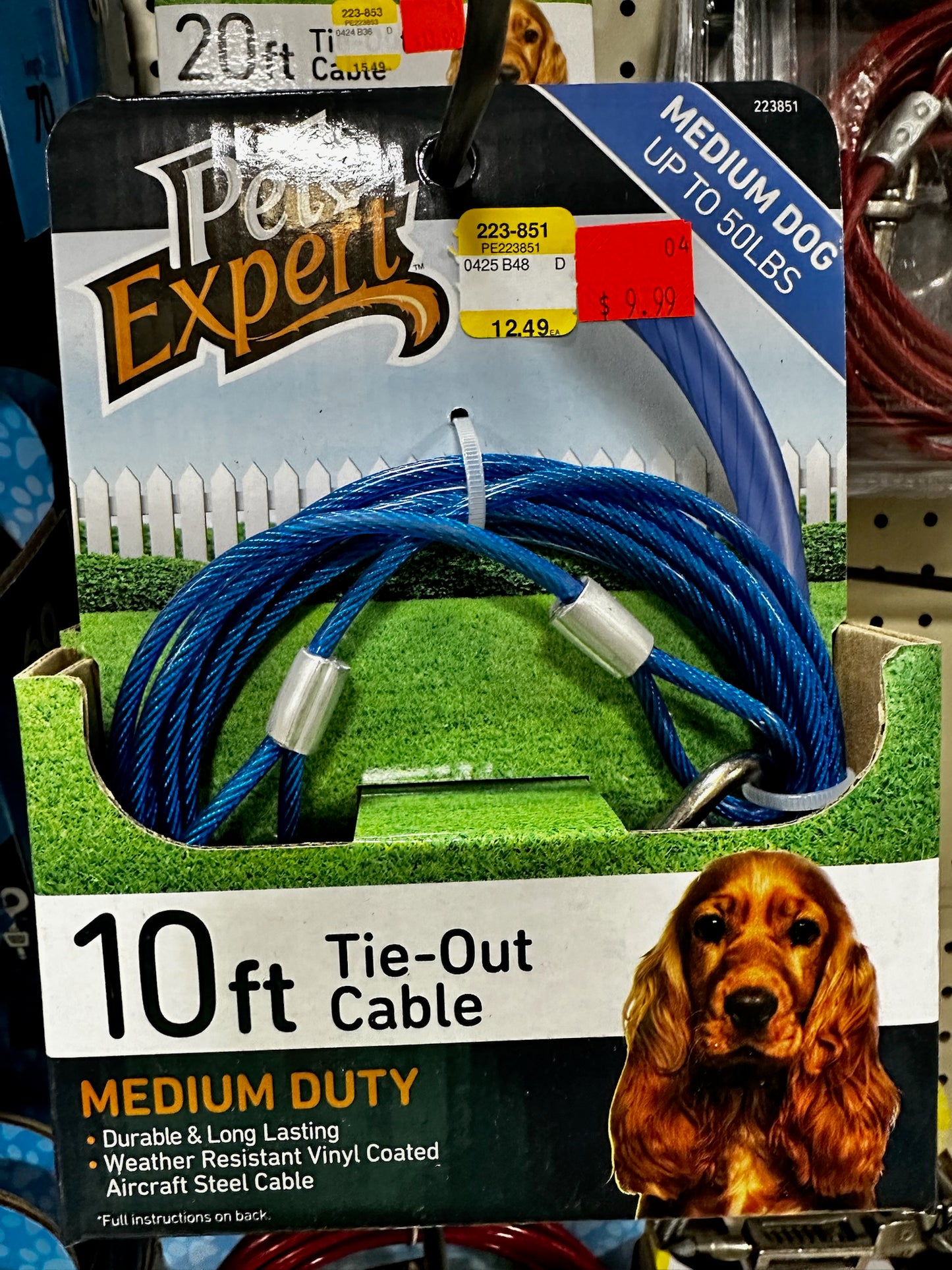 Pet Expert Medium Duty Tie-Out Cable (Medium Dog)