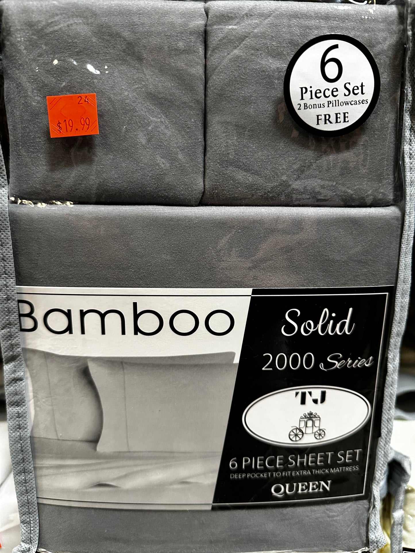 Ashley Taylor 2000 series Bamboo Ultra Plush Deep 6pc Sheet Set