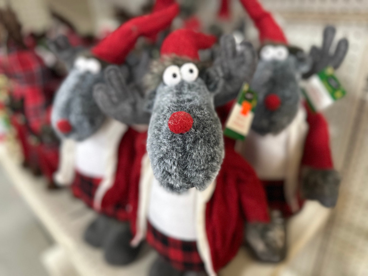 Christmas Moose Plush 19"