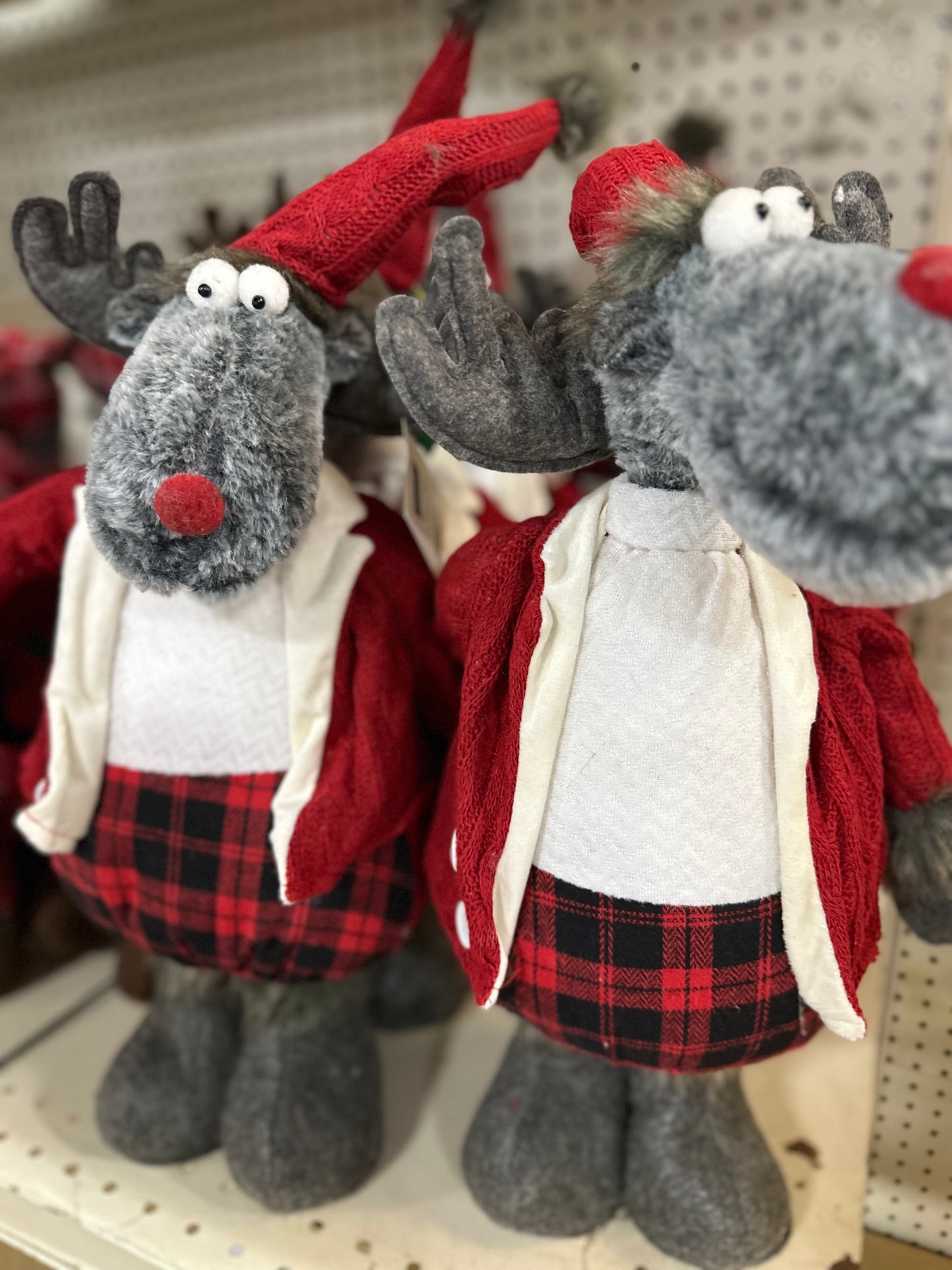Christmas Moose Plush 19"