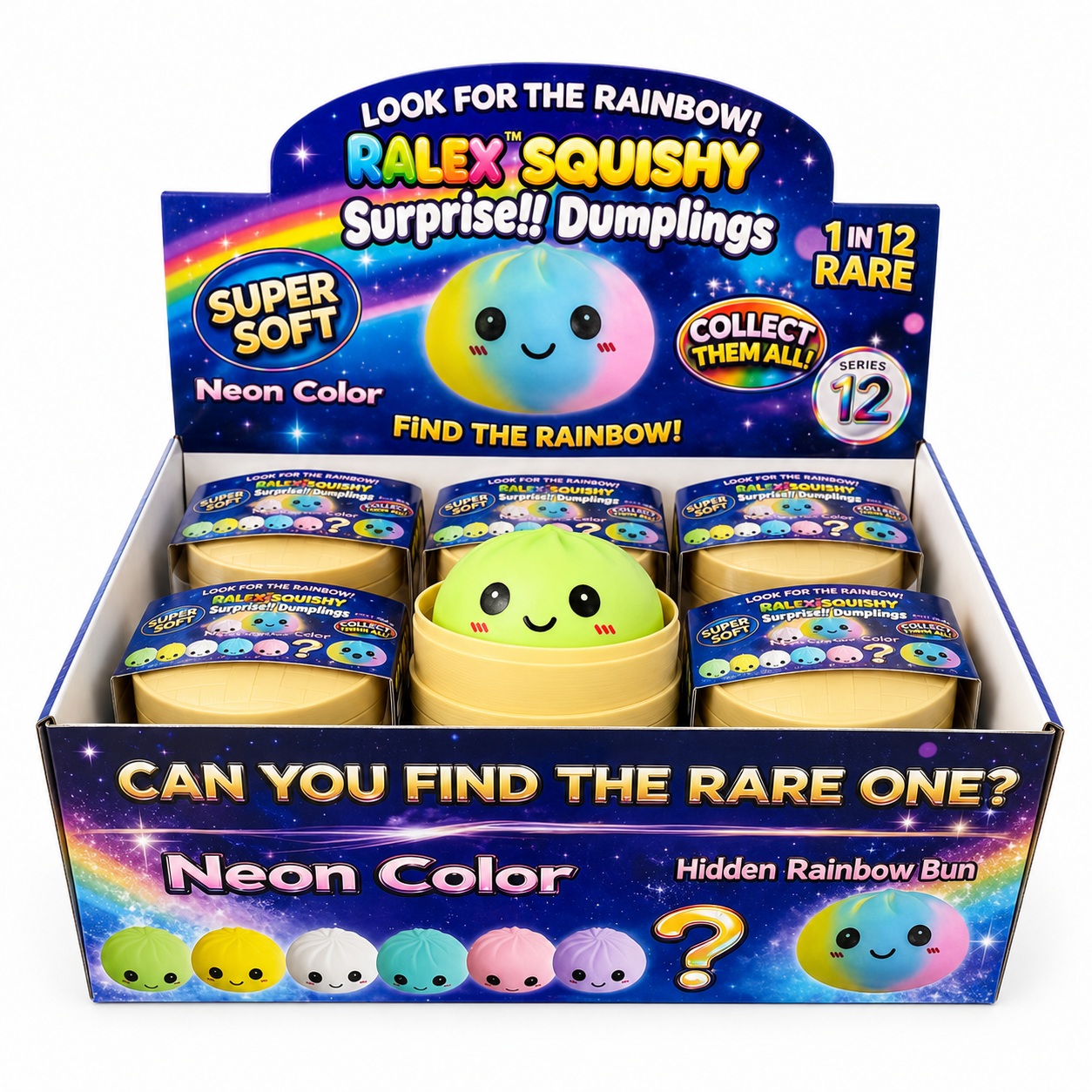 Neon Color Mystery Dumplings