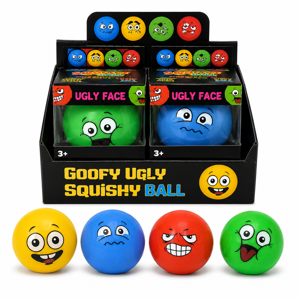 Goofy Ugly Squishy Ball - Flour Filled