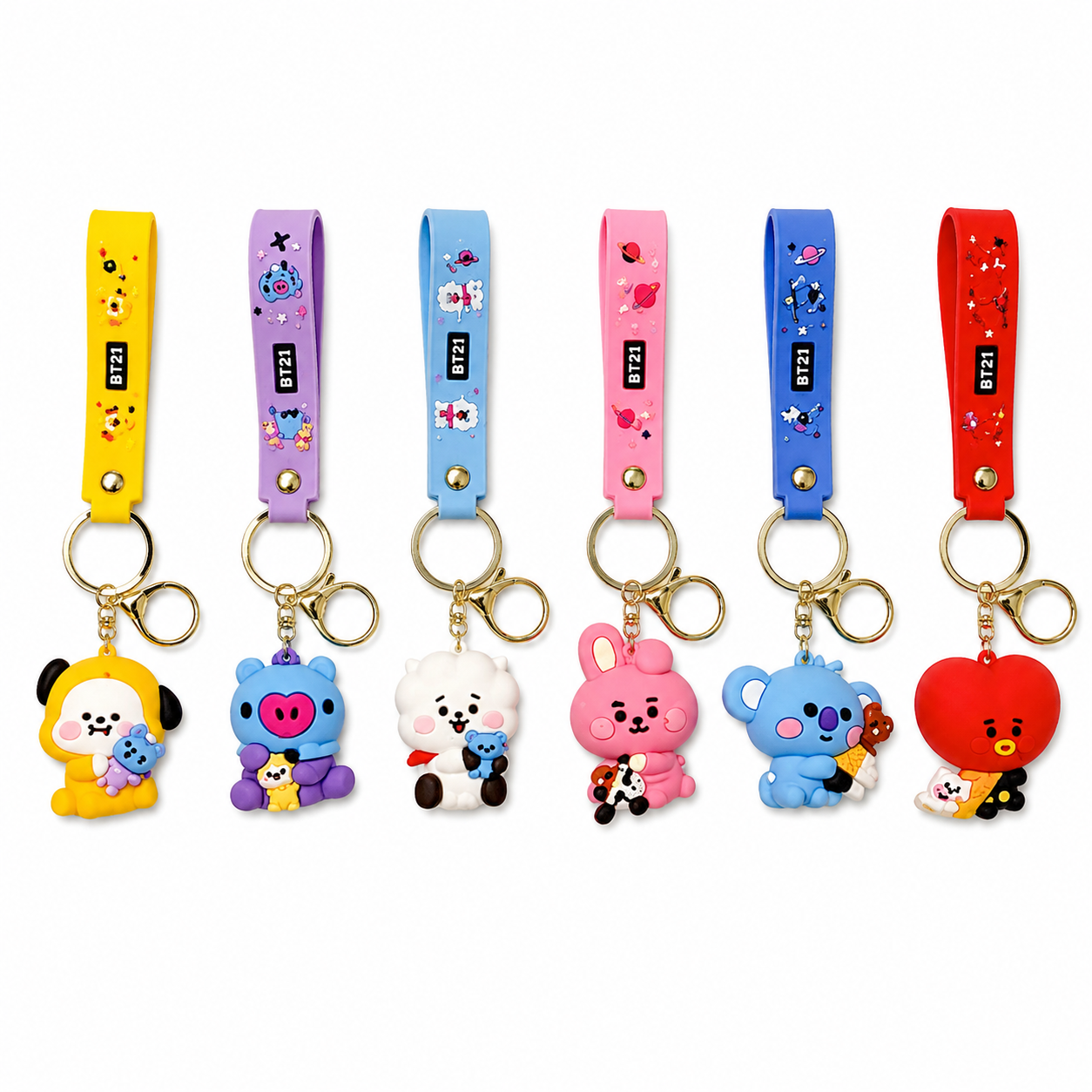 K-Pop PVC Backpack Charm -12pk
