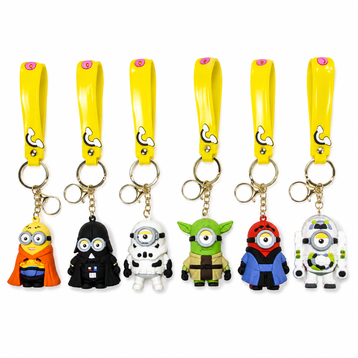 Minion Star Wars PVC Backpack Charms