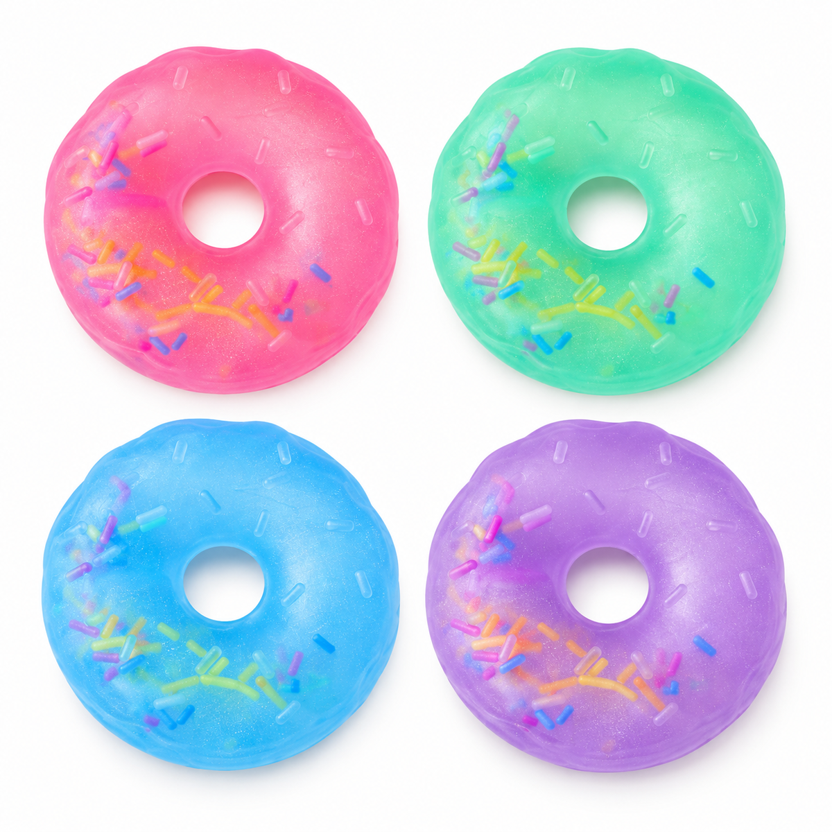 Super Duper Sugar Squisher Sprinkle Donut by Top Trenz