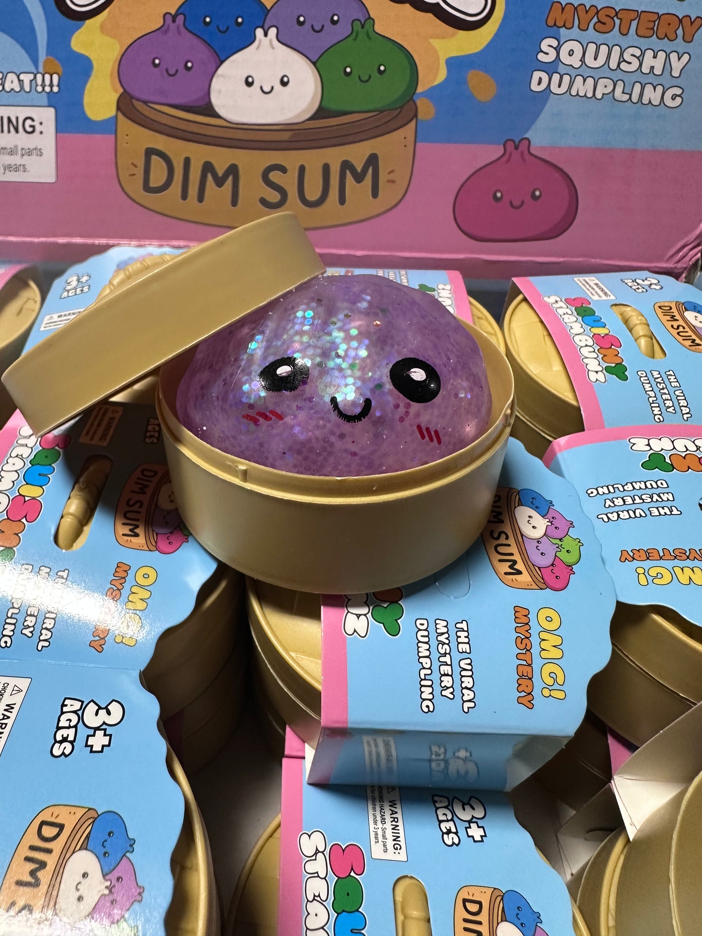 Mini Glitter Orbeez Dumpling Mystery Squishy