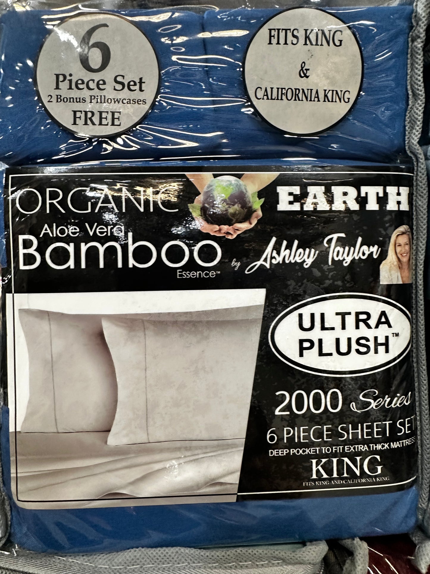 Ashley Taylor 2000 series Bamboo Ultra Plush Deep 6pc Sheet Set