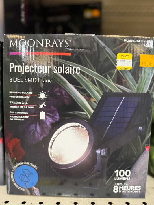 Moonrays Solar Spotlight – 100 Lumens