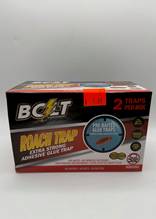 BOLT Roach Trap – Extra Strong Glue Traps (2-Pack)