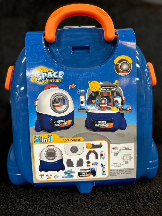 Space Adventure 2-in-1 Backpack & Toy Carrier