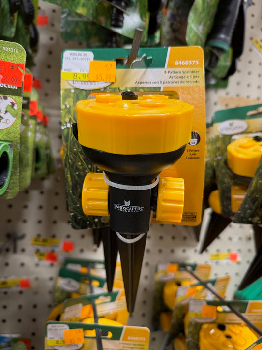 Landscapers Select 5-Pattern Sprinkler