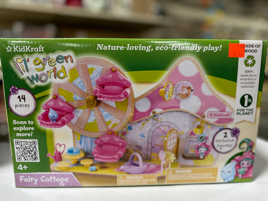 KidKraft Lil’ Green World Fairy Cottage
