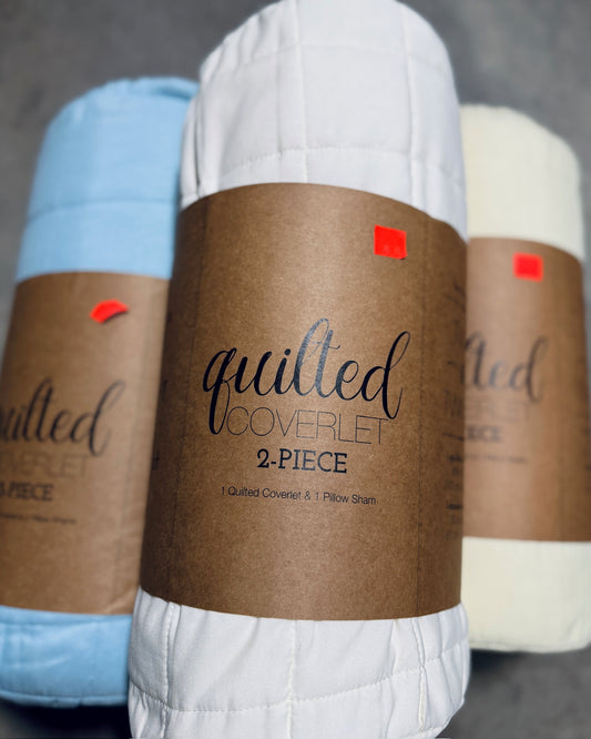 2-Piece Quilted Coverlet Set