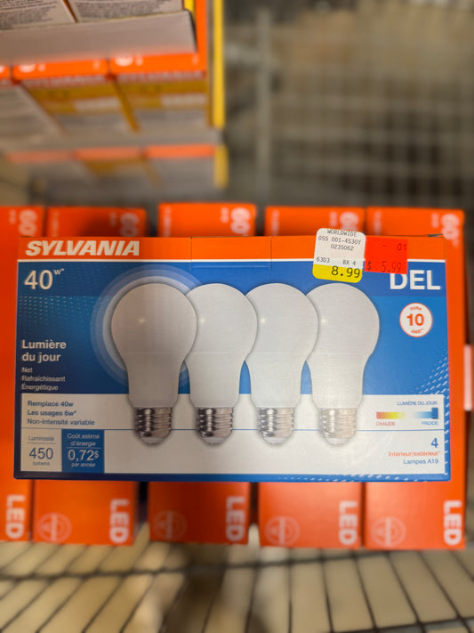Sylvania 40W LED Light Bulbs (4-Pack)