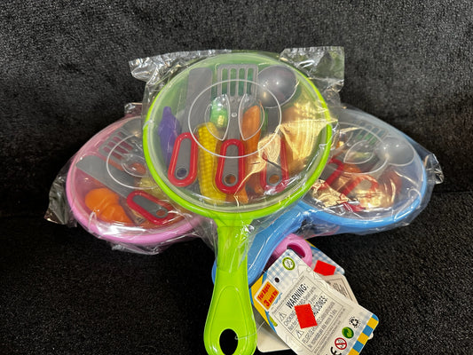 Kids Kitchen Play Pan Set