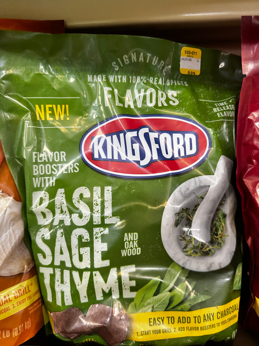 Kingsford Flavor Boosters Basil Sage and Thyme, 2 lb