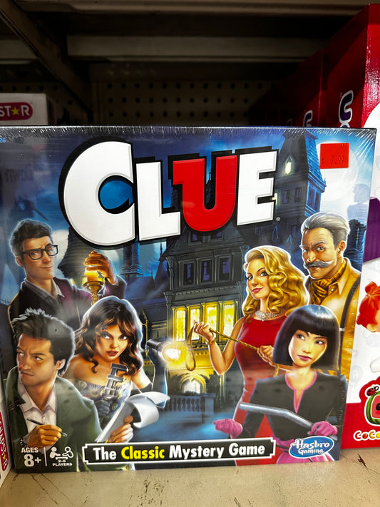 Clue Board Game, Mystery Game for Kids Ages 8 and Up, Family Games for 2-6 Players