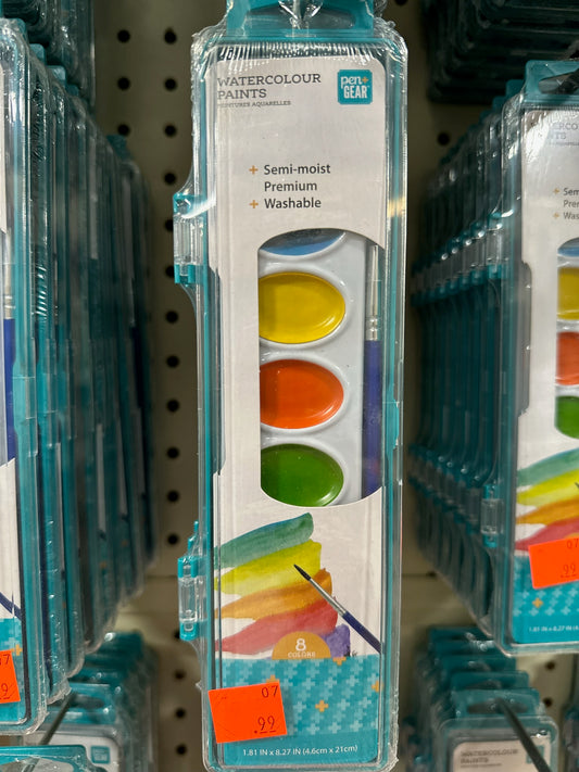 Pen + Gear Watercolour Paints – 8 Colors