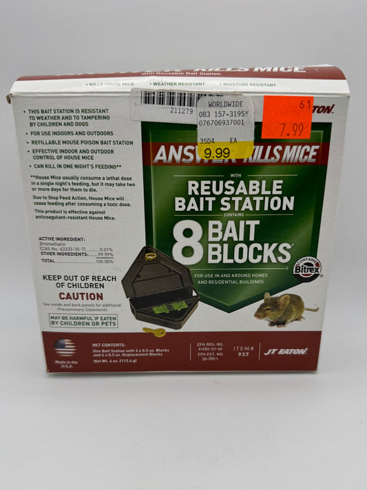 Answer Mouse Killer – Bait Station with 8 Bait Blocks