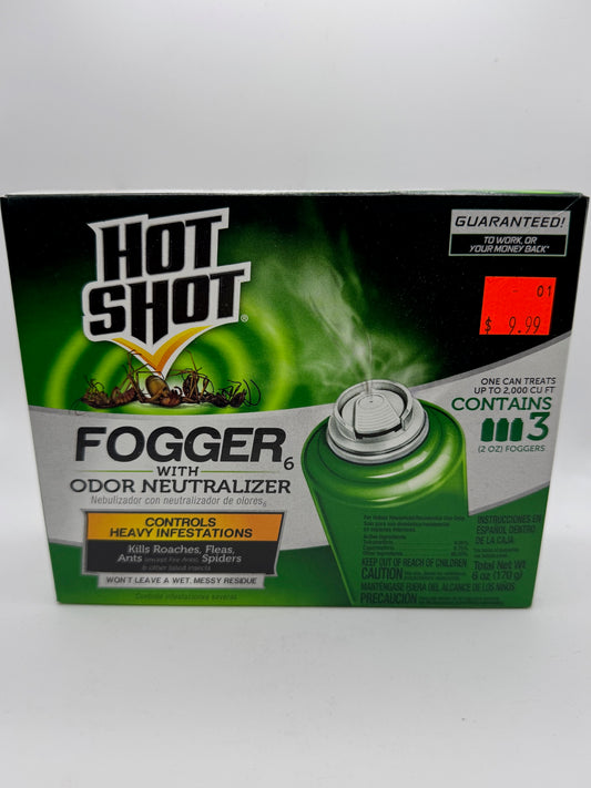 Hot Shot Fogger6 with Odor Neutralizer (3-Pack)
