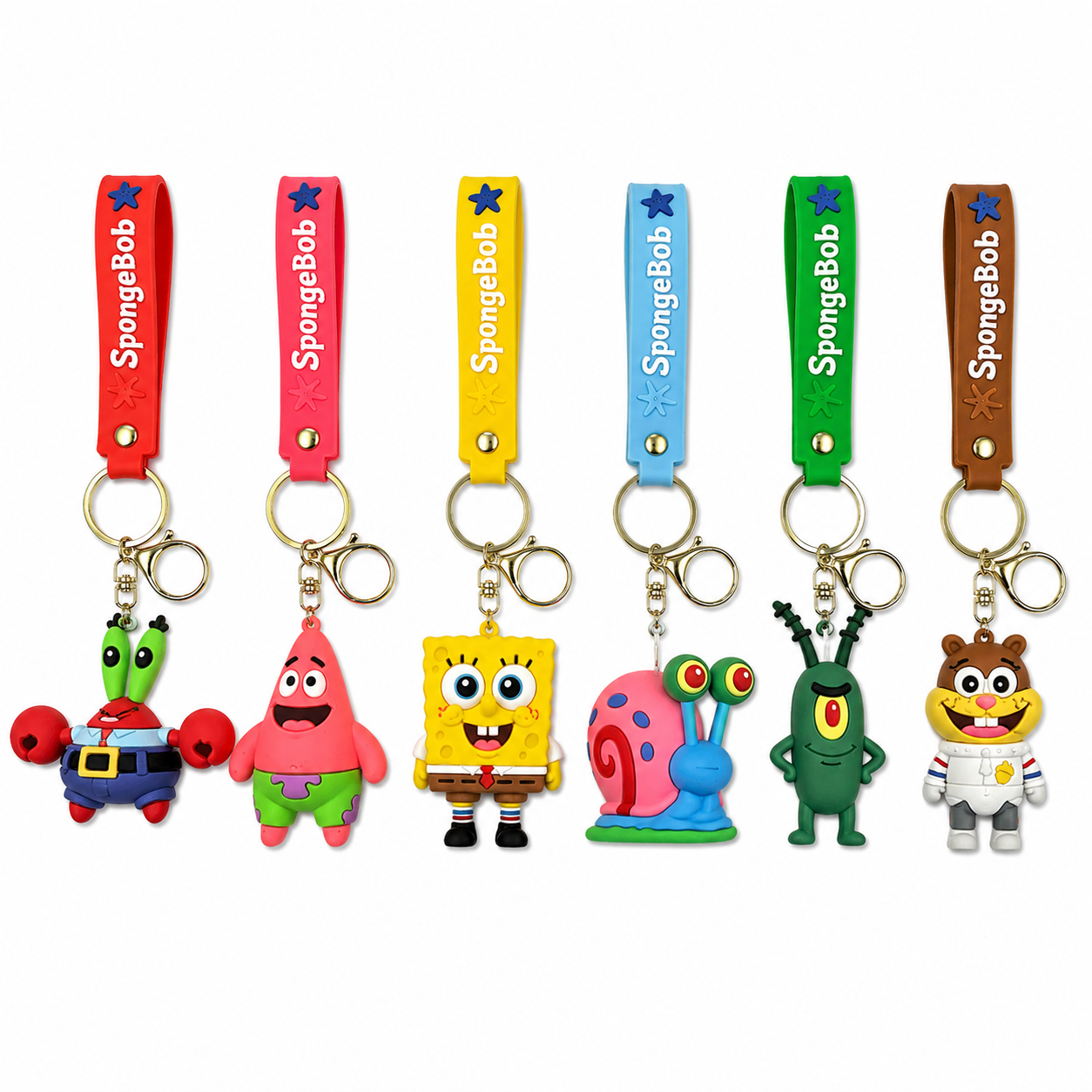 SpongeBob & Friends PVC Backpack Charms – 12pk
