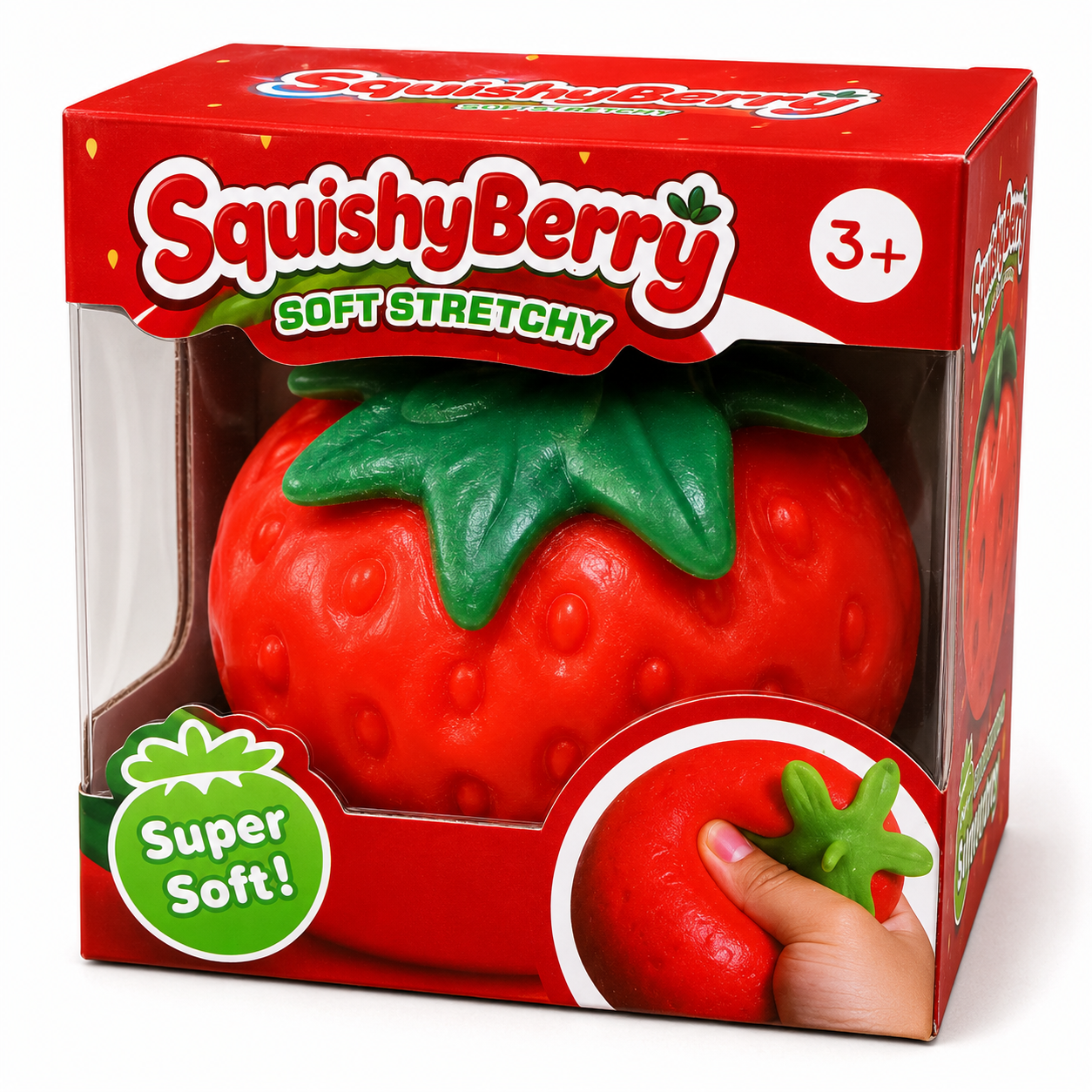 Jumbo Strawberry Flour Squish