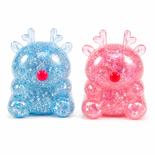 Super Duper Sugar Squisher - Sticky Glitter Reindeer by Top Trenz