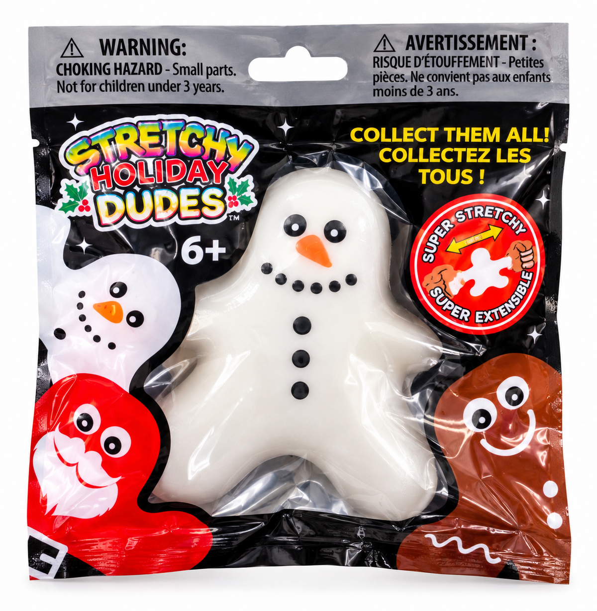 Stretchy Holiday Dudes – Christmas Sensory Squishy Toys