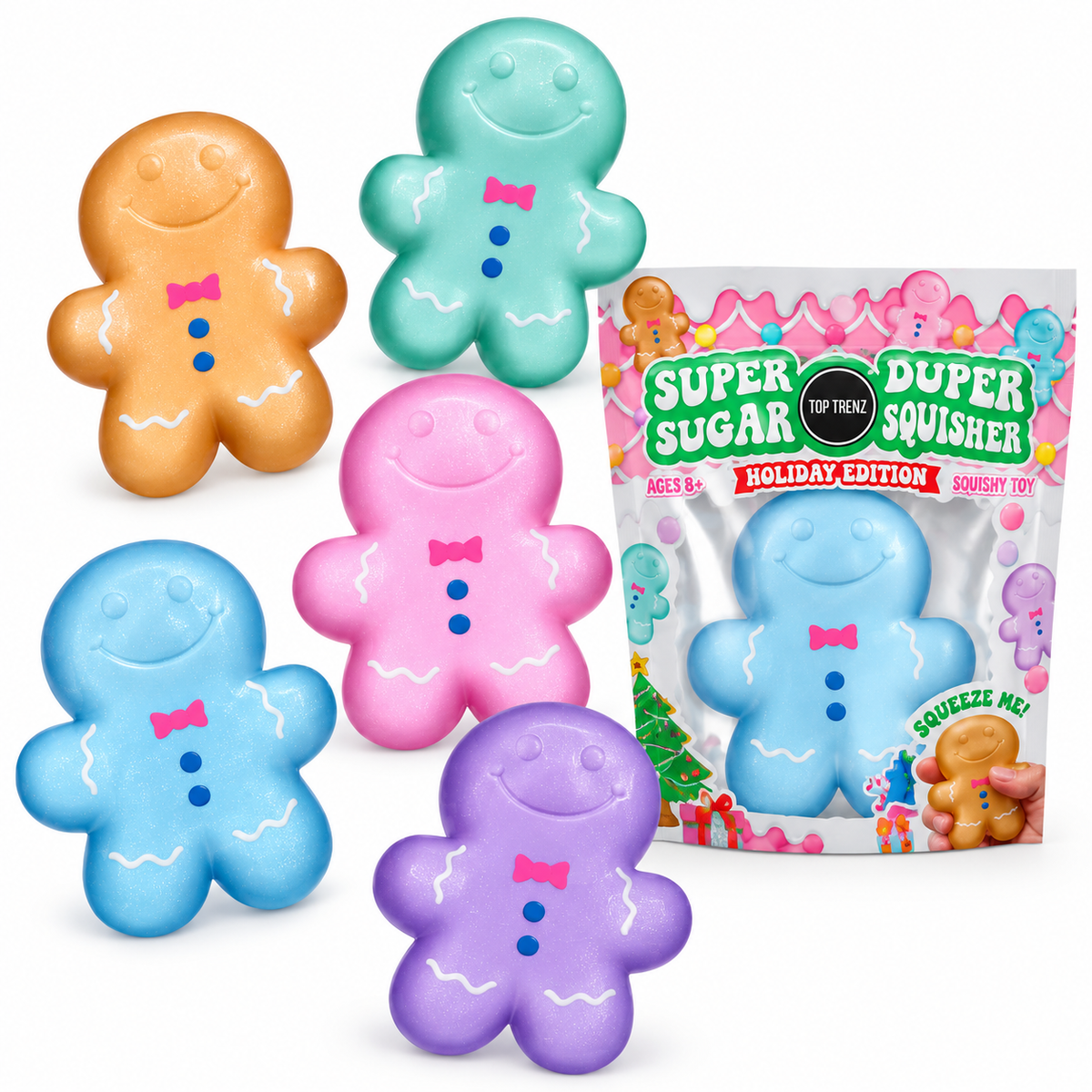 Top Trenz Super Duper Sugar Squisher – Gingerbread Man