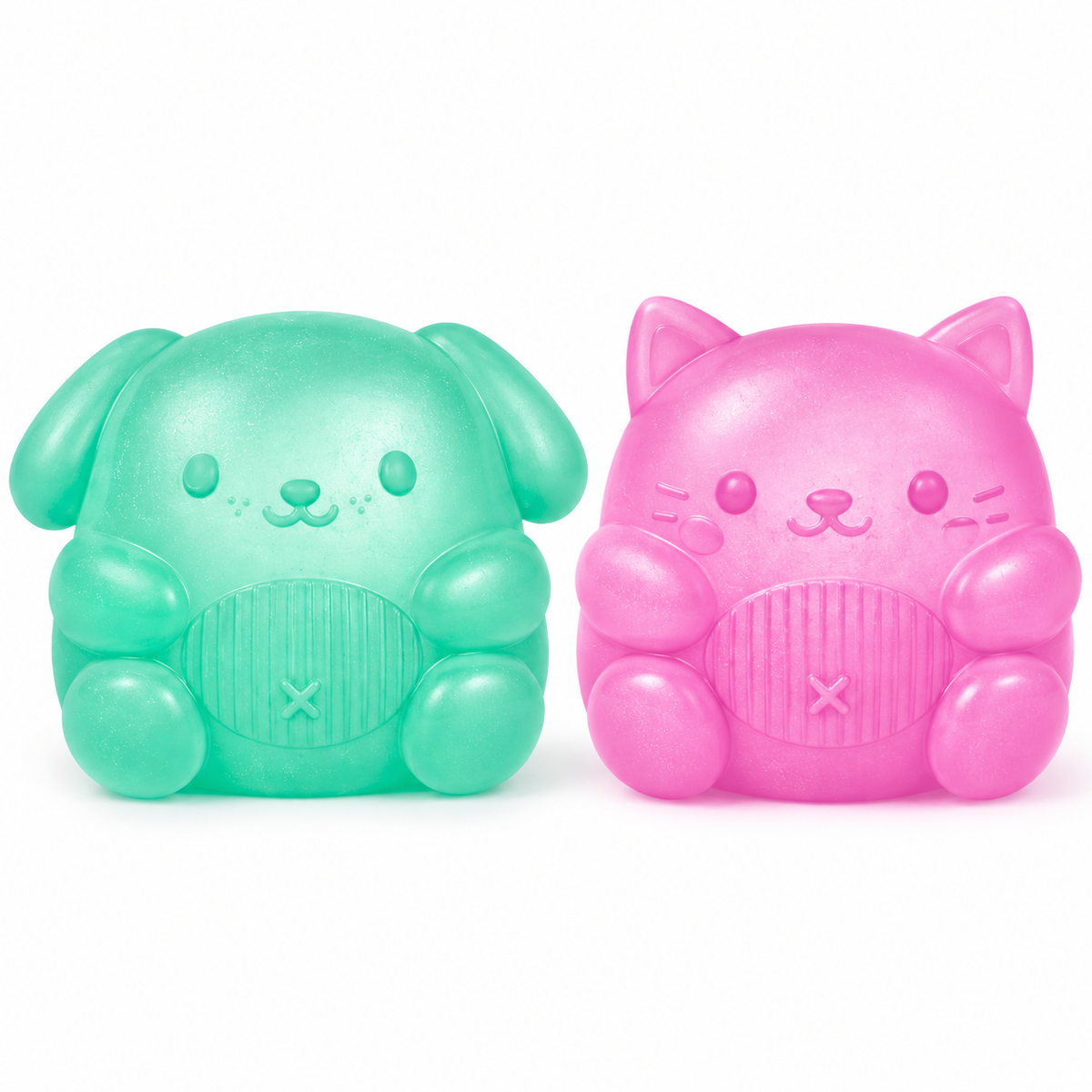 Top Trenz Super Duper Sugar Squisher – Mini Kitty & Puppy 2-Pack