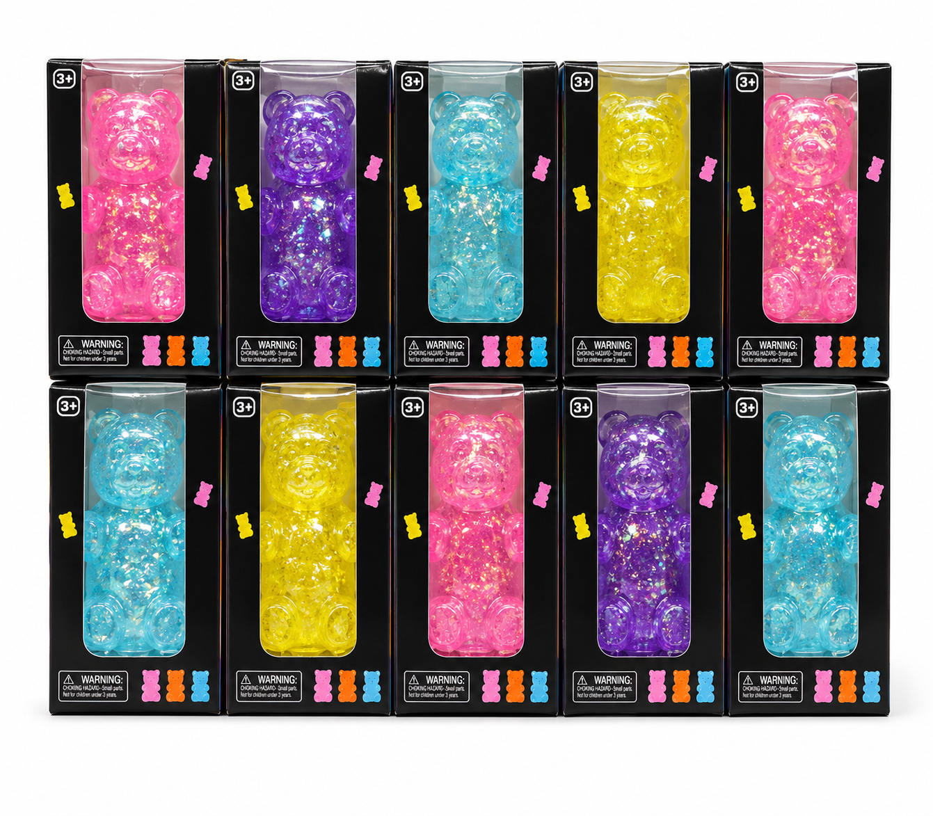 Glitter Gummy Bear Squish