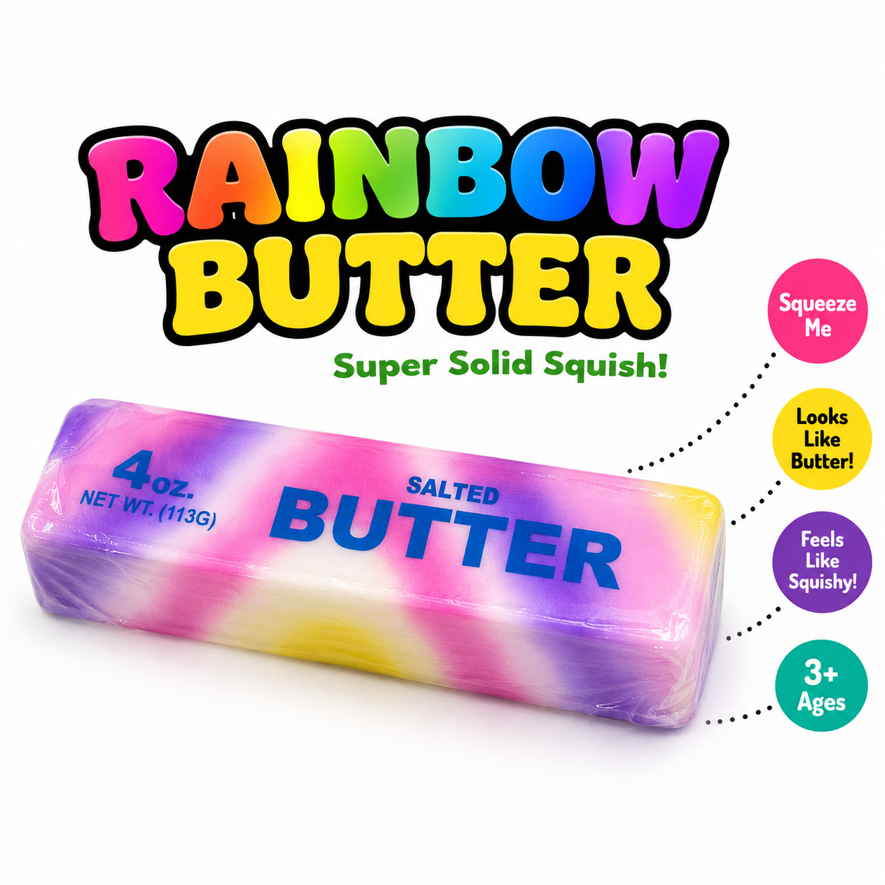 Rainbow Butter Squishy