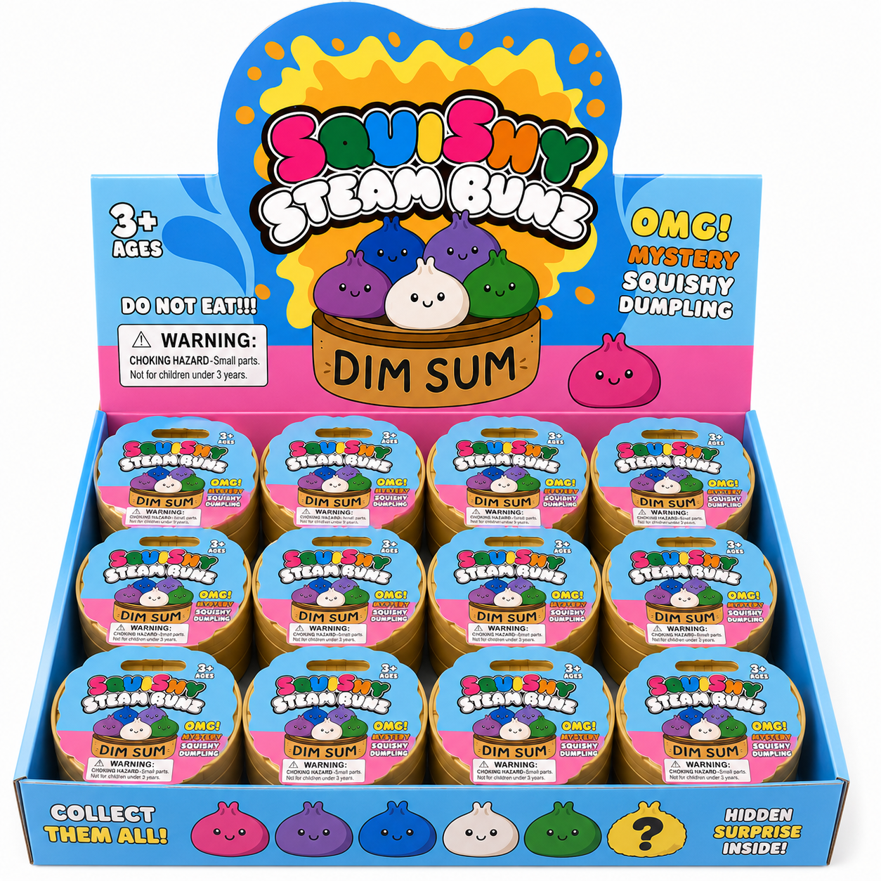 Mini Glitter Orbeez Dumpling Mystery Squishy