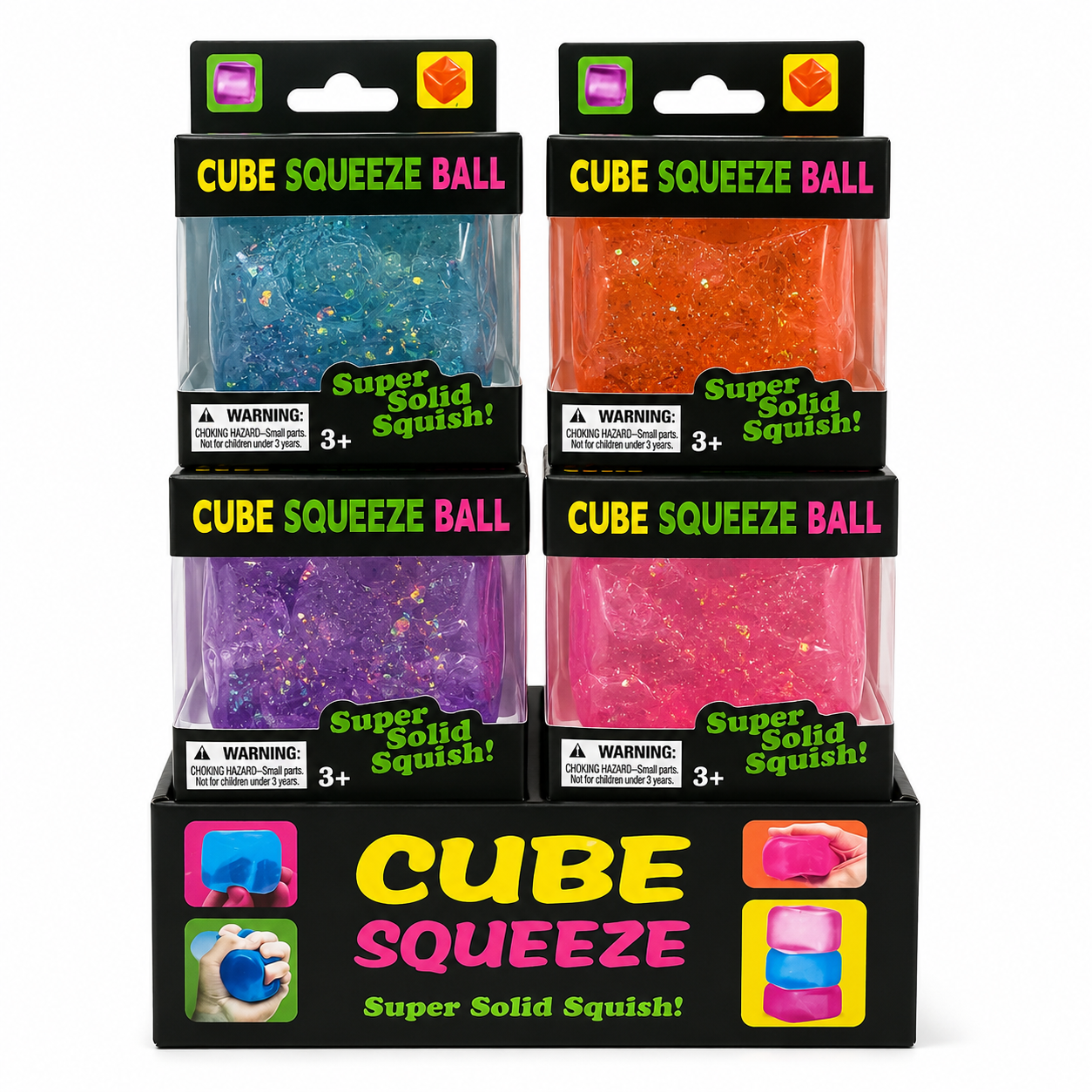 Glitter Cube – Super Solid Squish!