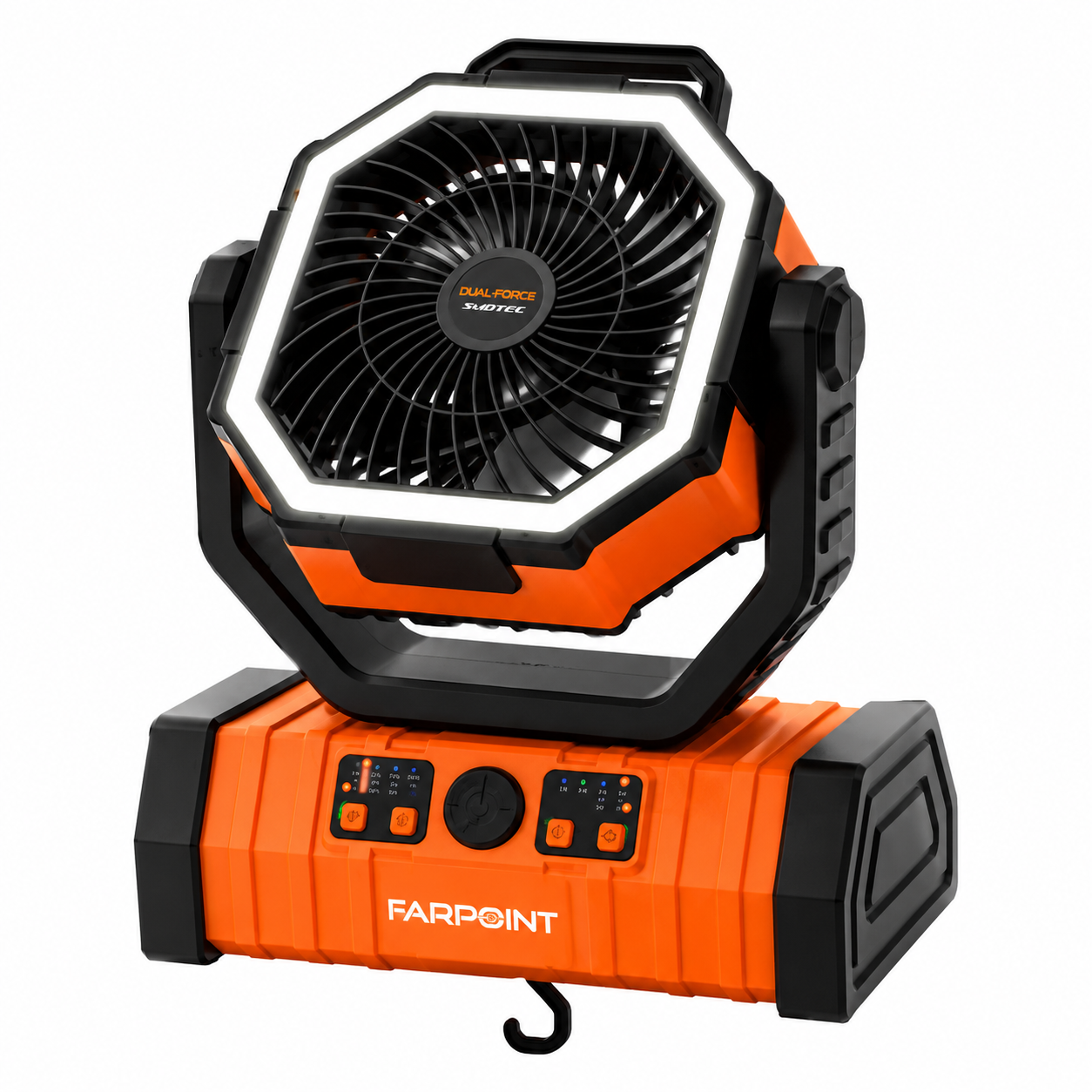 Farpoint Dual Force 360° Rechargeable Worklight & Fan