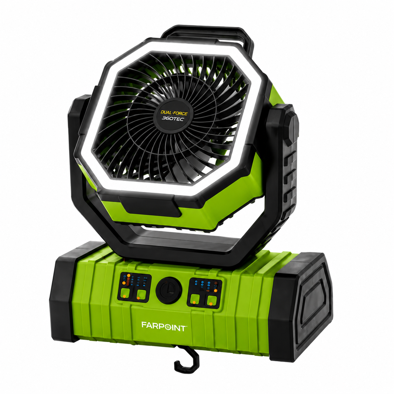 Farpoint Dual Force 360° Rechargeable Worklight & Fan
